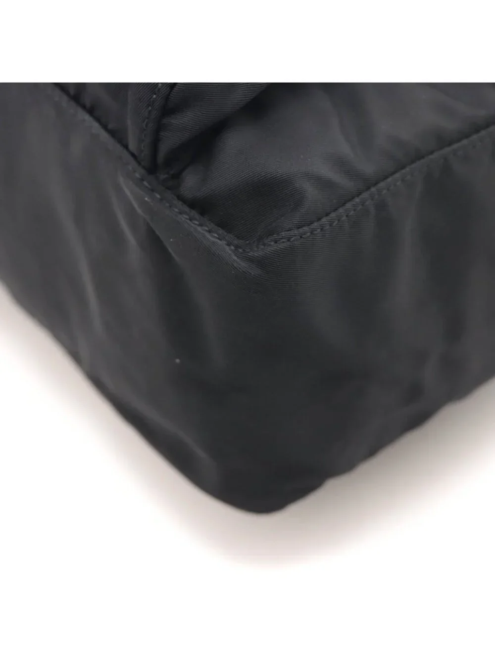 Prada Shoulder Bag Black Nylon Leather